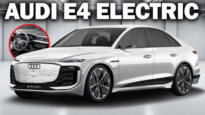 découvrez l’audi a4 électrique : une berline futuriste prête à bouleverser la concurrence !