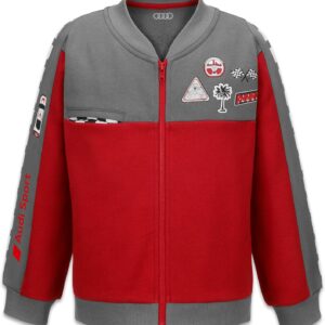 audi rot sport sweatjacke racing baby gris unisexe