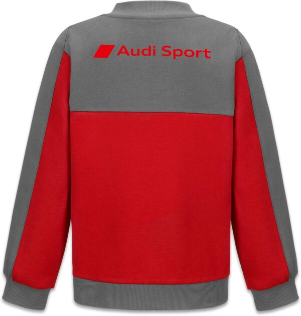 audi rot sport sweatjacke racing baby gris unisexe