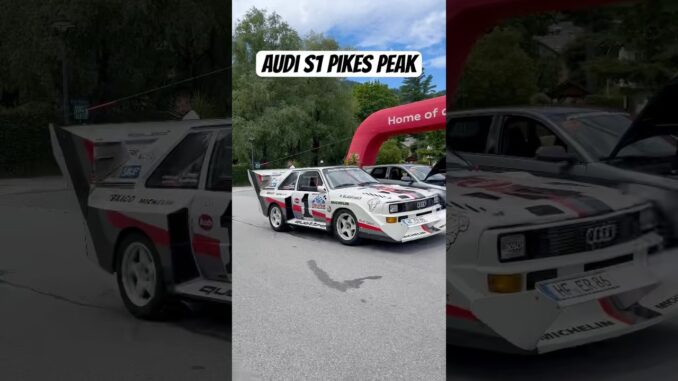 1987 audi s1 pikes peak (🎥: da.lxon ) #audi #quattro #audis1 #pikespeak #walterröhrl