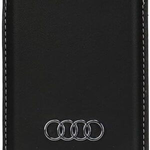 audi portefeuille en cuir synthétique avec fente pour cartes noir au msch q3/d1 bk, noir, moderne, minimaliste