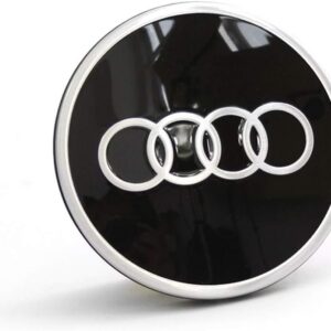 audi 81a601170 cache (1 pièce) cache moyeu de roue noir/argent