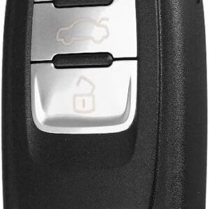 Étui à clés pour audi q5 a4 a5 a6 a7 a8 r8 smart key plip télécommande 3 boutons