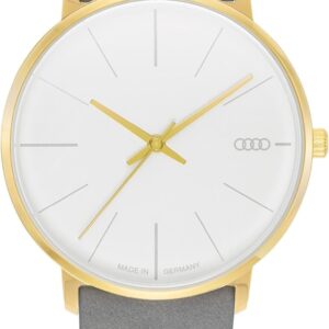 audi collection montre bracelet pour femme, or clair/blanc/gris 3102400200