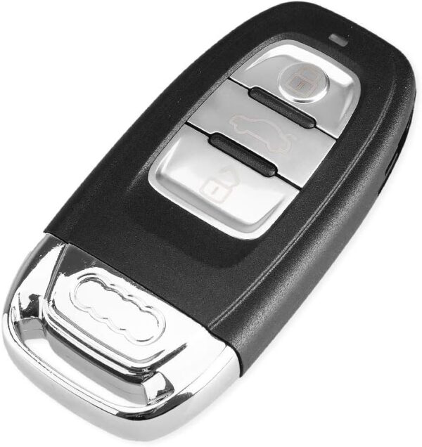 Étui à clés pour audi q5 a4 a5 a6 a7 a8 r8 smart key plip télécommande 3 boutons