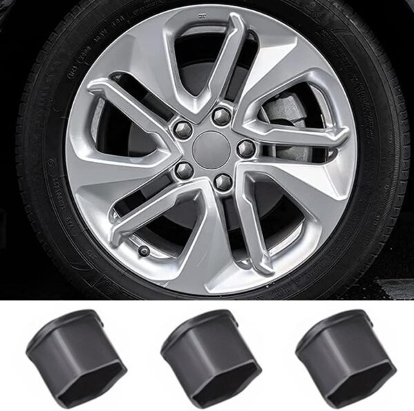 tomedeks cache écrou, cache écrou 17 mm, cache écrous en plastique, 20 pièces, durable, avec outil de retrait, pour audi a3/a4/a5, protège les boulons de roue, donne une apparence soignée