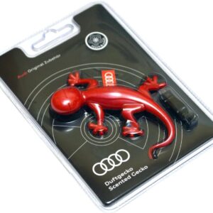 audi 000087009b diffuseur de parfum en forme de gecko, parfum floral rouge