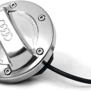 audi 8y0071000 couvercle de réservoir en aluminium avec logo argenté