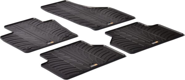 travall mats tapis de voiture compatibles avec audi q3 (2011 2018) rs q3 (2013 2018) trm1125 tapis de sol en caoutchouc sur mesure