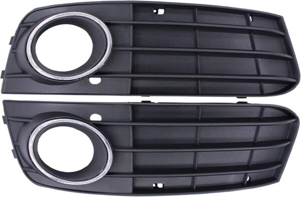 houyeen 2 pièces grille de pare chocs avant pour a udi a4 b8 2009 2012 gauche et droite noir