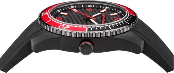 audi collection montre à quartz analogique pour homme avec bracelet en silicone 3102400100