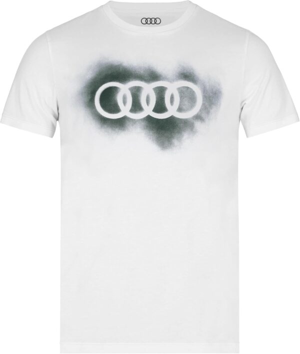 t shirt audi blanc pour homme