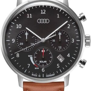 audi collection montre suisse analogique automatique mixte adulte avec bracelet en cuir 3102300200