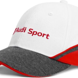 audi collection casquette de baseball unisexe pour enfants 3202200600 blanc 51 53, blanc.