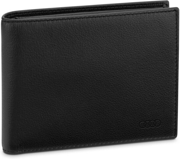 audi collection 3152401100, accessoire de voyage portefeuille pour homme, noir, ca. 10,5 x 8,5 x 1 cm (losanges)