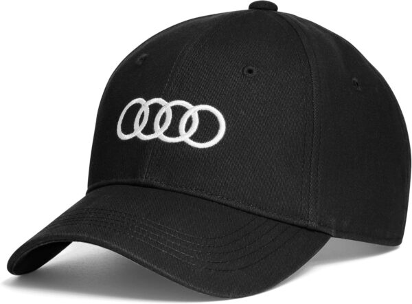 audi casquette unisexe avec anneaux 3131701000 noir 55 59 eu