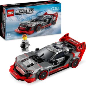 lego speed ​​​​champions audi s1 ​​​​e tron quattro voiture de course jouet véhicule, ensemble de construction pour enfants, idée cadeau pour garçons et filles à partir de 9 ans, jeu indépendant, décoration de chambre 76921