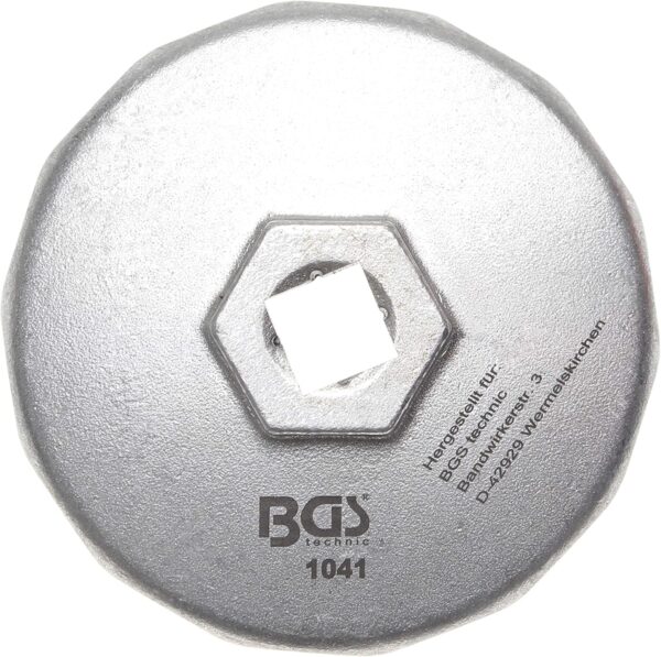 bgs 1041 clé à filtre cloche 14 pans Ø 74 mm pour audi, bmw, mercedes benz, opel, vw