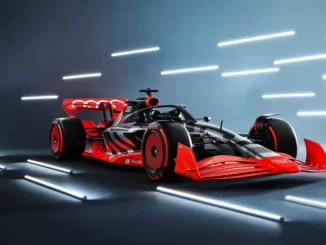 showcar with audi f1 launch livery.webp