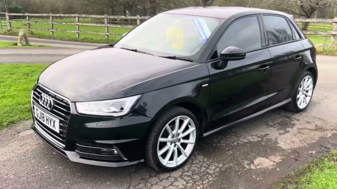 2018 (18) reg audi a1 1.0 s line nav auto only 37k fsh lth sat nav a/c bluetooth alloys £13990