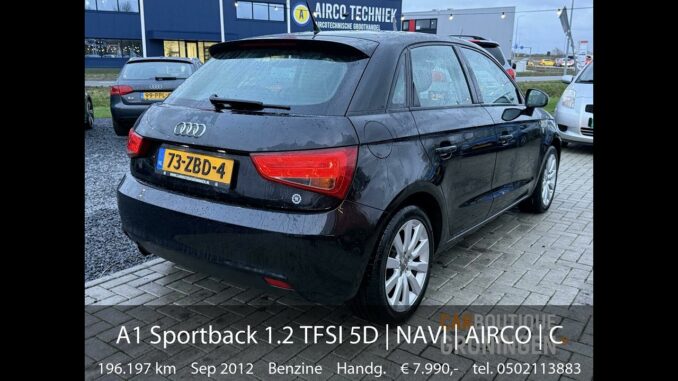 audi a1 sportback 1.2 tfsi 5d | navigation | climatisation | croisiÈre | nl car