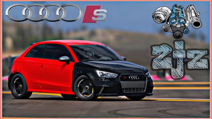 audi s1 c’est la meilleure façon de régler la musique [4k] (drag tune+accélération+vitesse maximale)